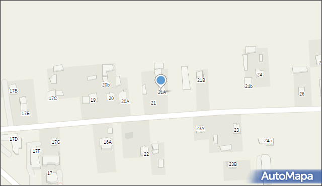 Panieńszczyzna, Panieńszczyzna, 21A, mapa Panieńszczyzna