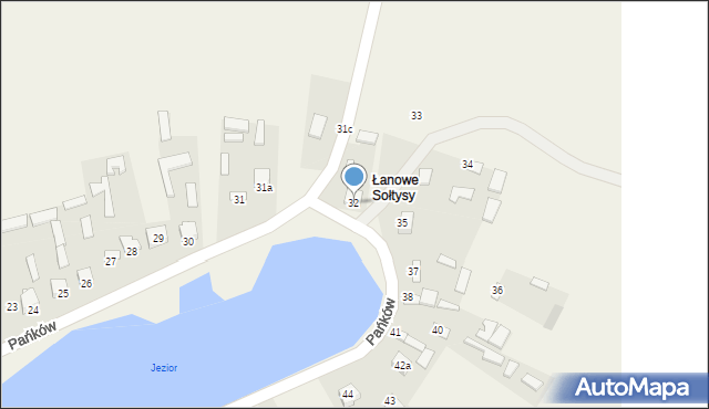 Pańków, Pańków, 32, mapa Pańków