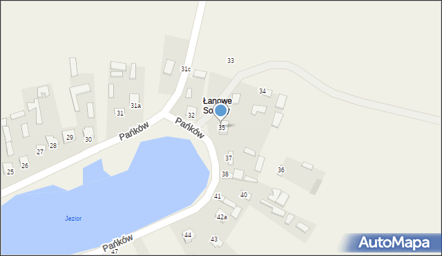 Pańków, Pańków, 35, mapa Pańków