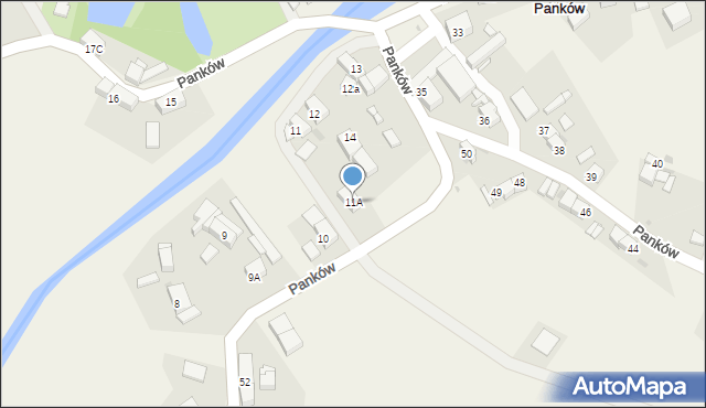 Panków, Panków, 11A, mapa Panków