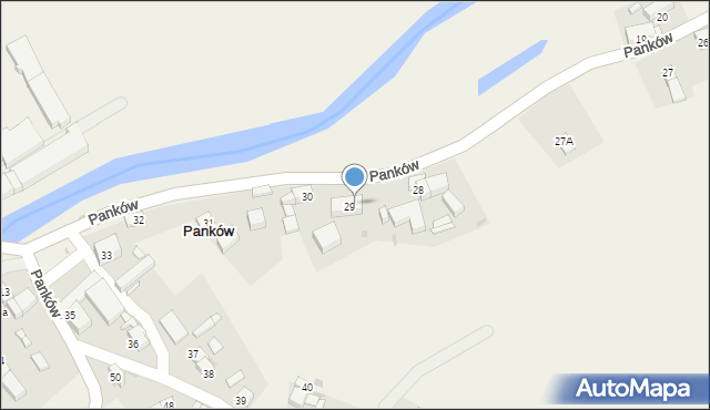 Panków, Panków, 29A, mapa Panków