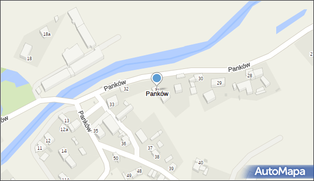 Panków, Panków, 31, mapa Panków