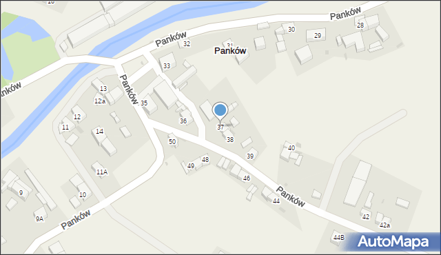 Panków, Panków, 37, mapa Panków