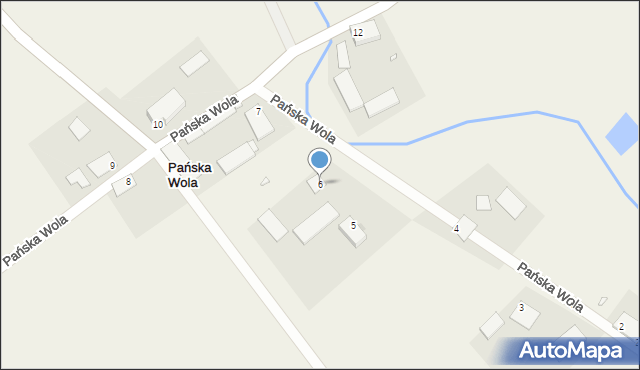 Pańska Wola, Pańska Wola, 6, mapa Pańska Wola