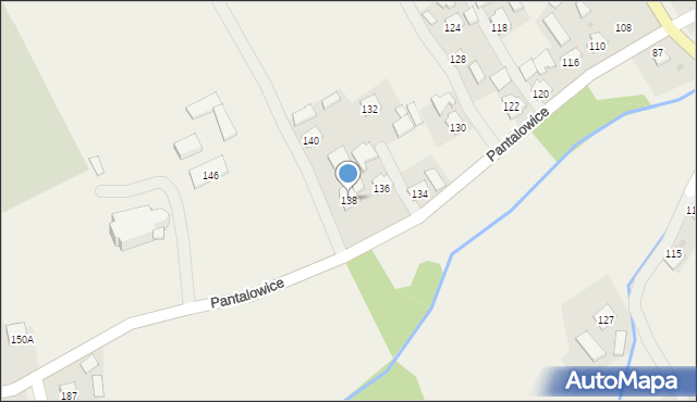 Pantalowice, Pantalowice, 138, mapa Pantalowice