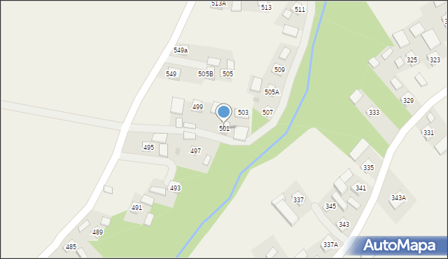 Pantalowice, Pantalowice, 501, mapa Pantalowice