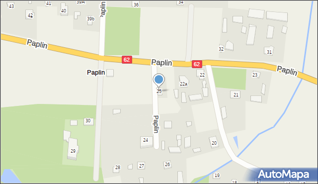 Paplin, Paplin, 25, mapa Paplin