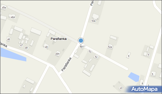 Parafianka, Parafianka, 50, mapa Parafianka