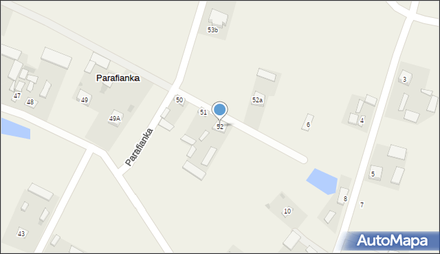 Parafianka, Parafianka, 52, mapa Parafianka