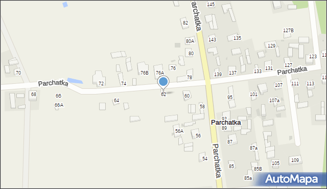 Parchatka, Parchatka, 62, mapa Parchatka