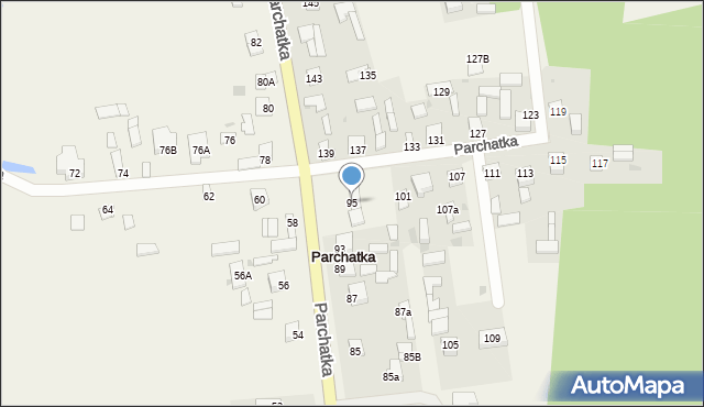 Parchatka, Parchatka, 95, mapa Parchatka