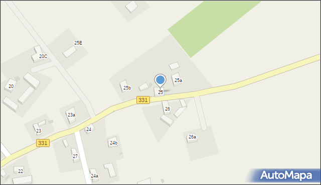 Parchów, Parchów, 25, mapa Parchów