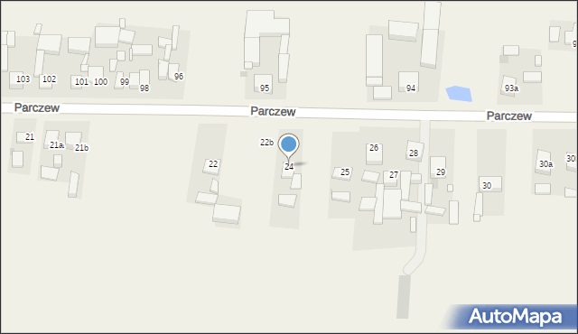 Parczew, Parczew, 24, mapa Parczew