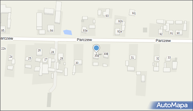 Parczew, Parczew, 30a, mapa Parczew