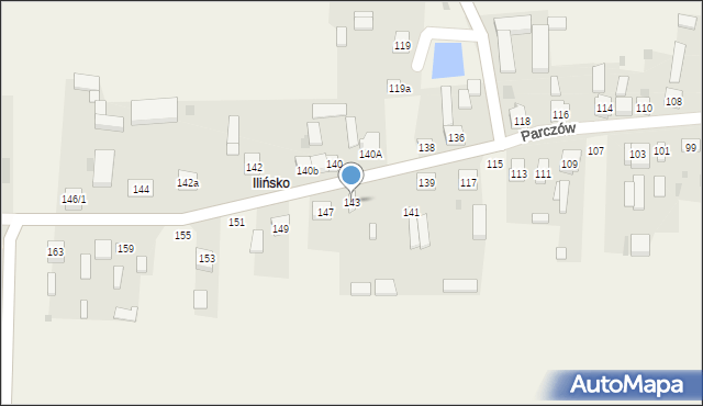 Parczów, Parczów, 143, mapa Parczów