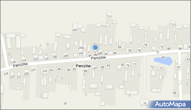 Parczów, Parczów, 94, mapa Parczów