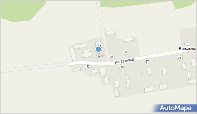 Parczowce, Parczowce, 31, mapa Parczowce