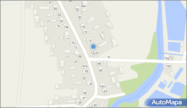 Parczówek, Parczówek, 72, mapa Parczówek