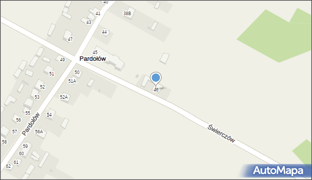 Pardołów, Pardołów, 46, mapa Pardołów