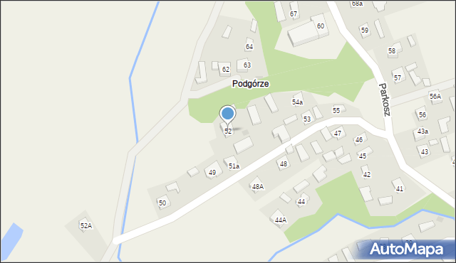 Parkosz, Parkosz, 52, mapa Parkosz