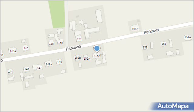 Parkowo, Parkowo, 152, mapa Parkowo