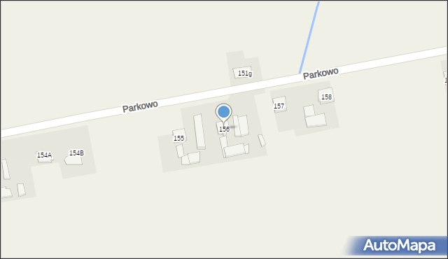 Parkowo, Parkowo, 156, mapa Parkowo