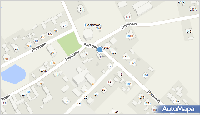 Parkowo, Parkowo, 4, mapa Parkowo