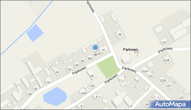 Parkowo, Parkowo, 96, mapa Parkowo