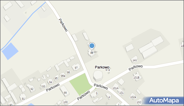 Parkowo, Parkowo, 98, mapa Parkowo