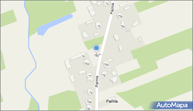 Parma, Parma, 76b, mapa Parma