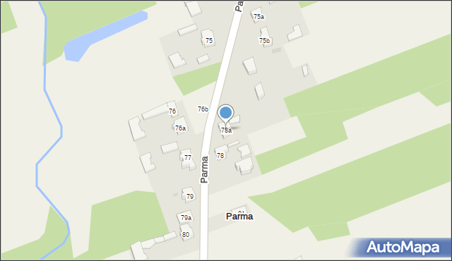 Parma, Parma, 78a, mapa Parma