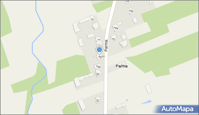 Parma, Parma, 79, mapa Parma