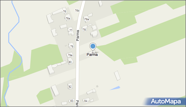 Parma, Parma, 81, mapa Parma