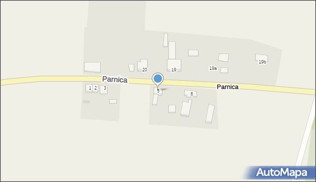 Parnica, Parnica, 5, mapa Parnica