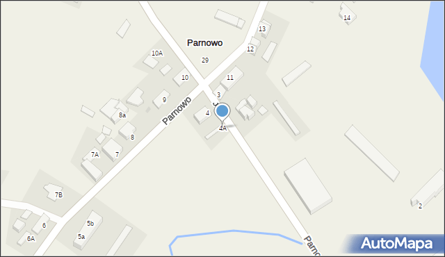 Parnowo, Parnowo, 4A, mapa Parnowo