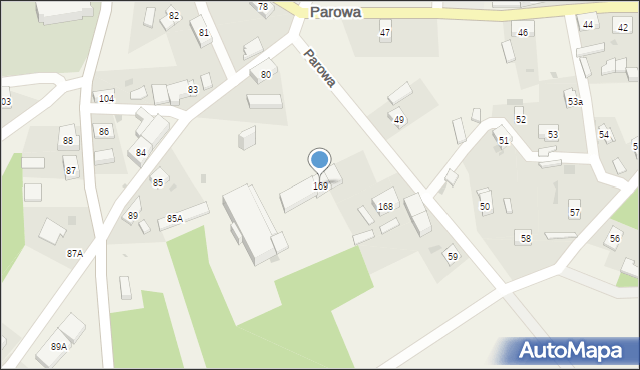 Parowa, Parowa, 169, mapa Parowa