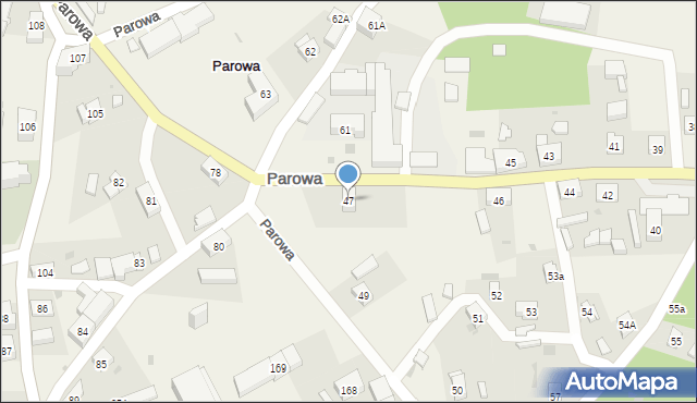 Parowa, Parowa, 47, mapa Parowa