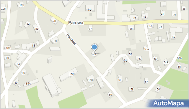 Parowa, Parowa, 49, mapa Parowa