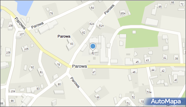 Parowa, Parowa, 61, mapa Parowa