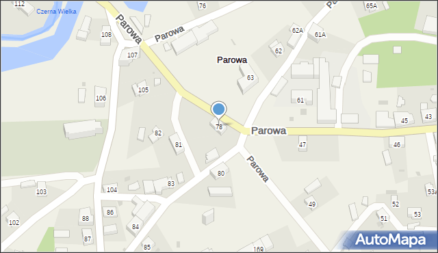 Parowa, Parowa, 78, mapa Parowa