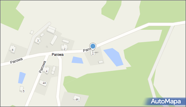 Parowa, Parowa, 1, mapa Parowa