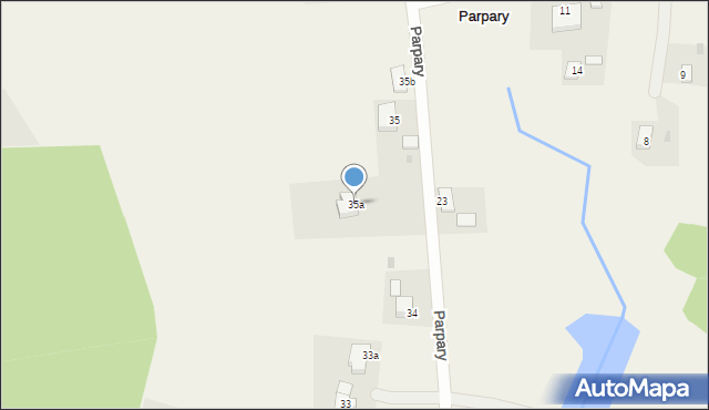 Parpary, Parpary, 35a, mapa Parpary