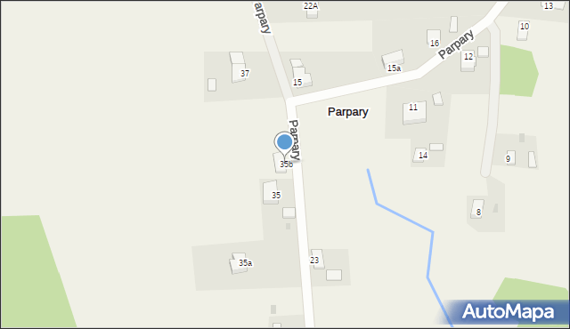 Parpary, Parpary, 35b, mapa Parpary