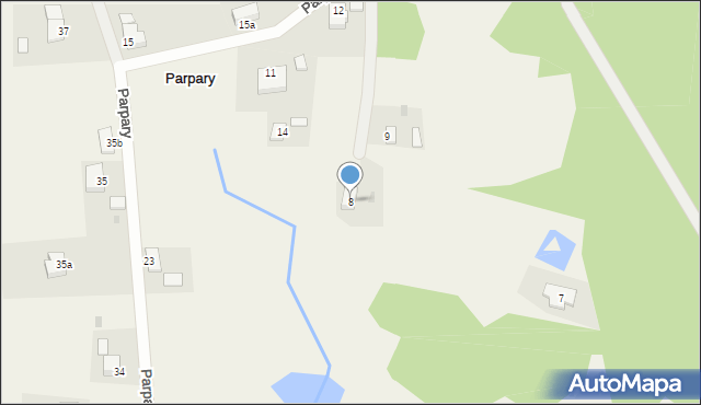 Parpary, Parpary, 8, mapa Parpary