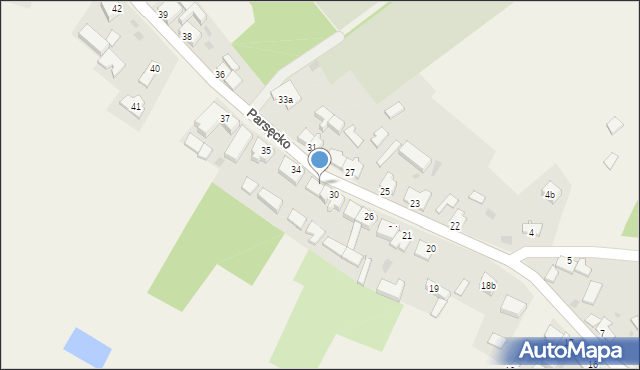 Parsęcko, Parsęcko, 32, mapa Parsęcko