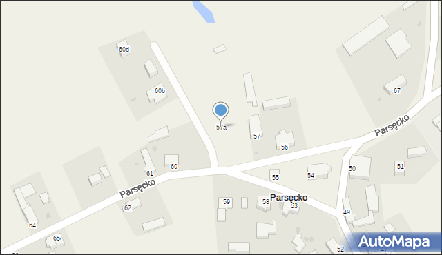 Parsęcko, Parsęcko, 57a, mapa Parsęcko