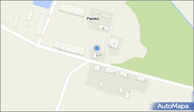 Parsko, Parsko, 6, mapa Parsko