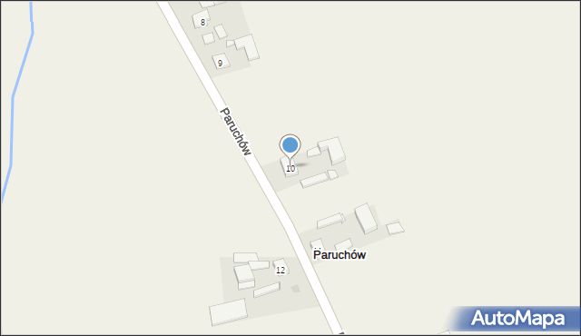 Paruchów, Paruchów, 10, mapa Paruchów