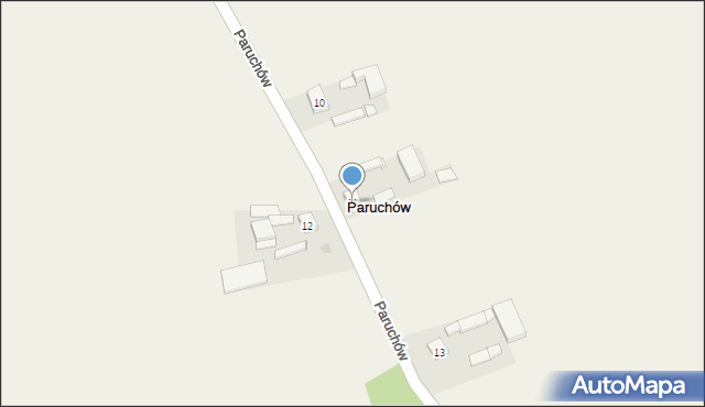 Paruchów, Paruchów, 11, mapa Paruchów