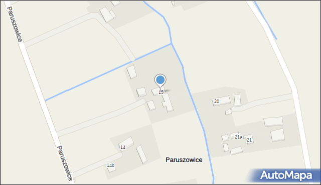 Paruszowice, Paruszowice, 15, mapa Paruszowice